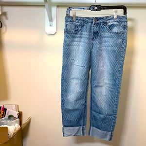 Girls star patterned jeans